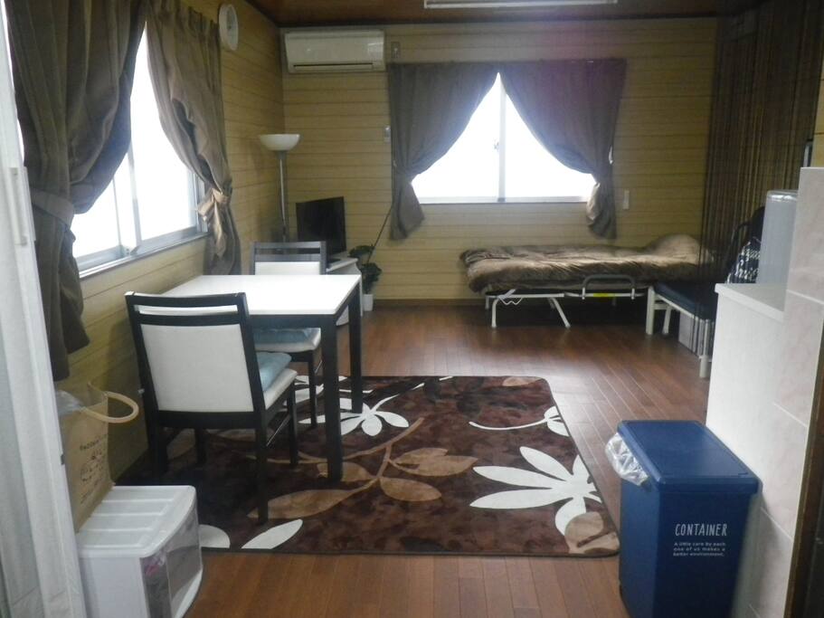 日当たりの良い部屋です。