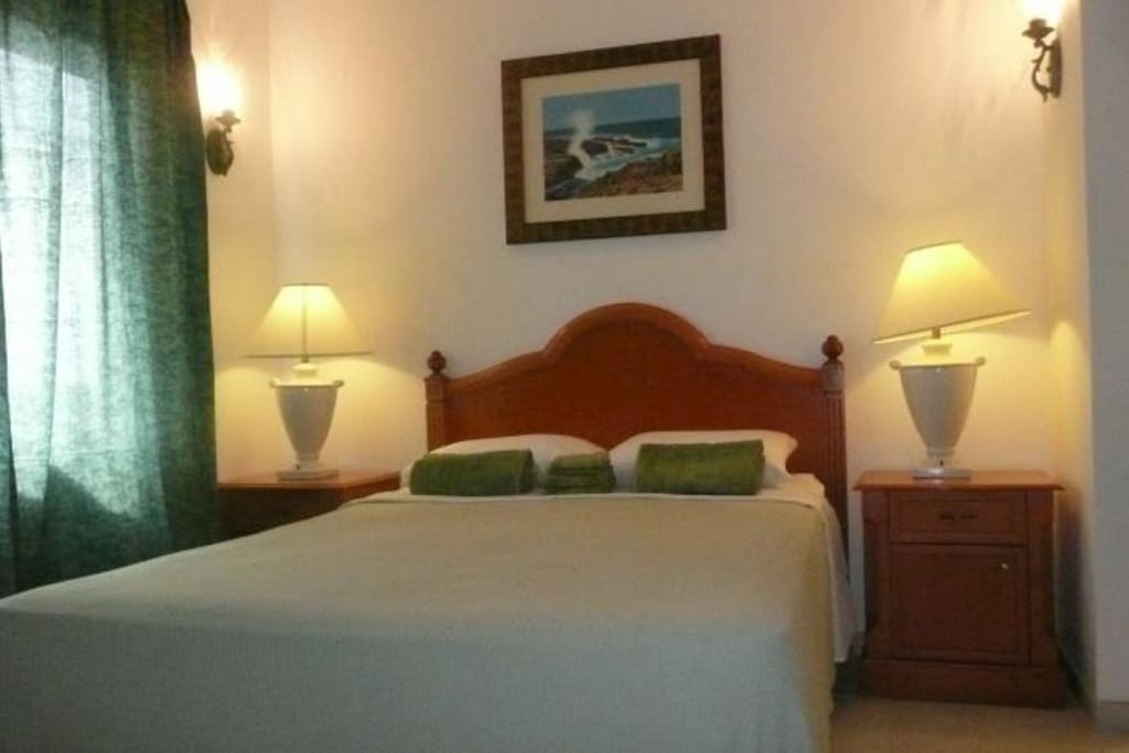 Bedroom with a Queen size bed
