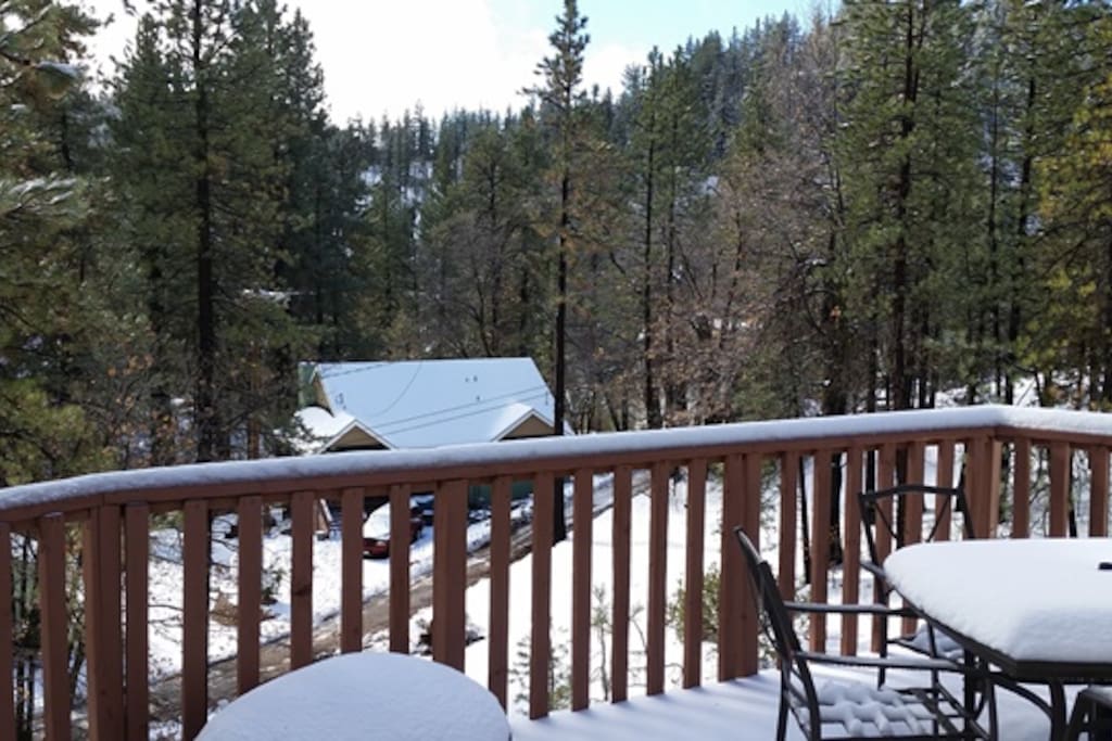 View outside the deck