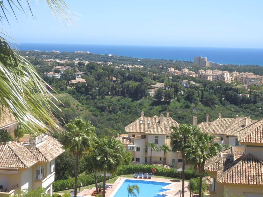 Stunning view on the Mediterranean from south balcony