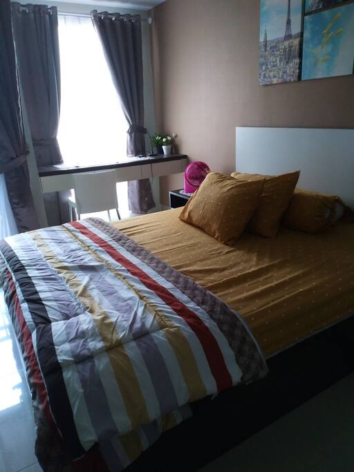 the bedroom
