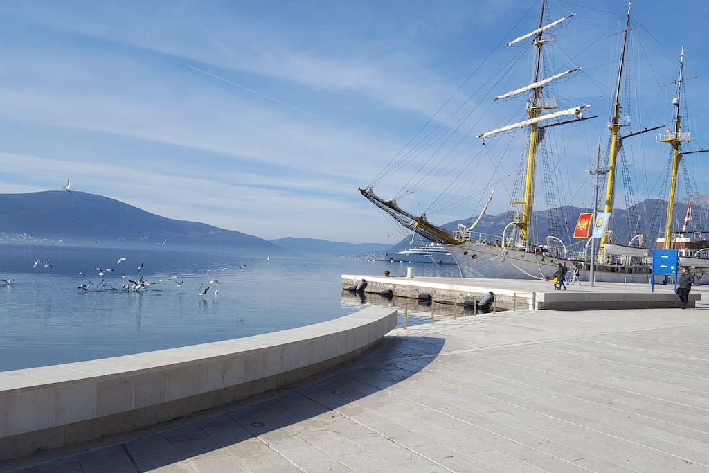 Tivat Center (5 min. walk)