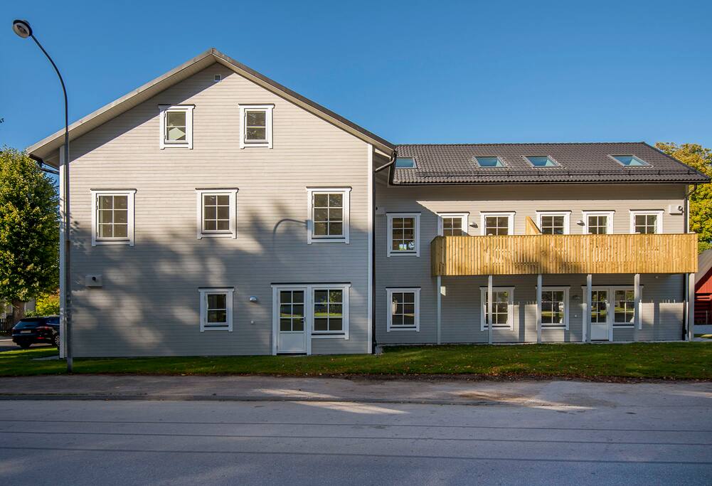 The newly-build house