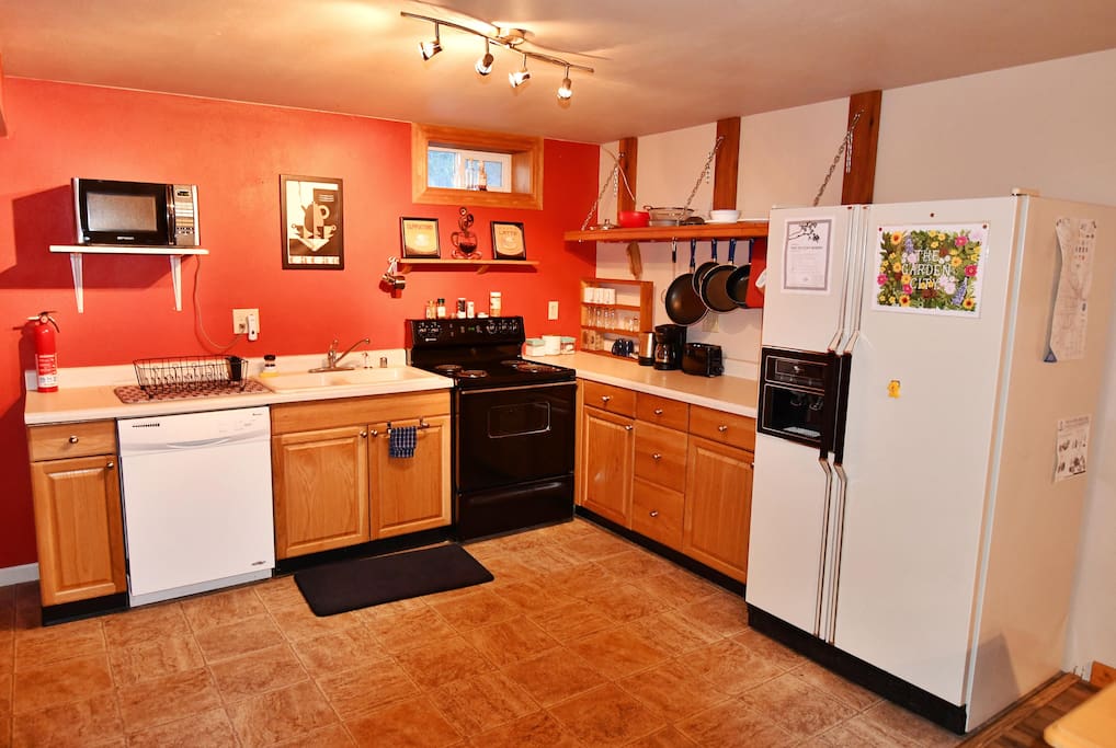 Kitchen - coffee, tea, sugar, flour, cooking supplies and more!