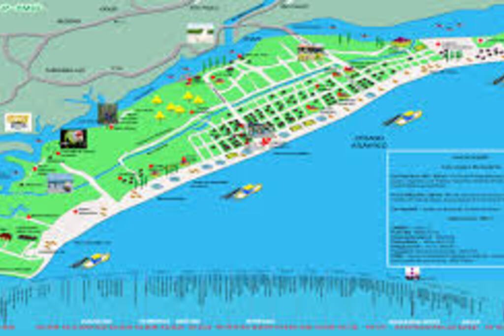 Mapa da ilha