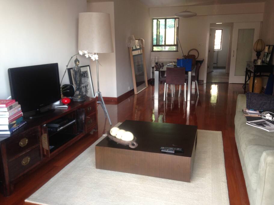 Living and dining area.