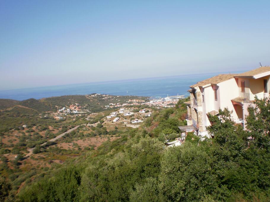vista mare dalla casa