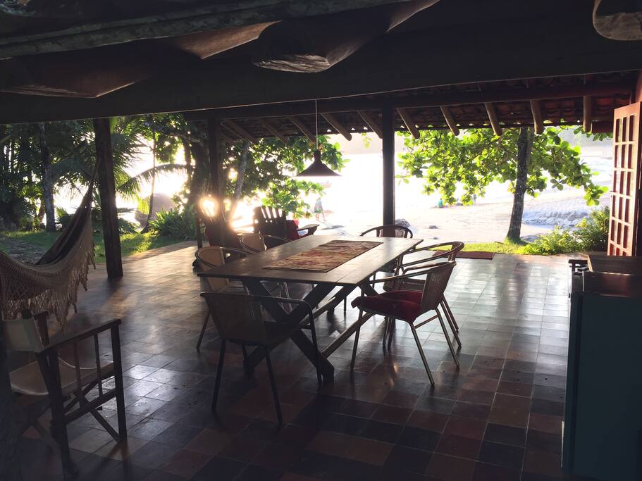 Casa - terraço, vista do mar