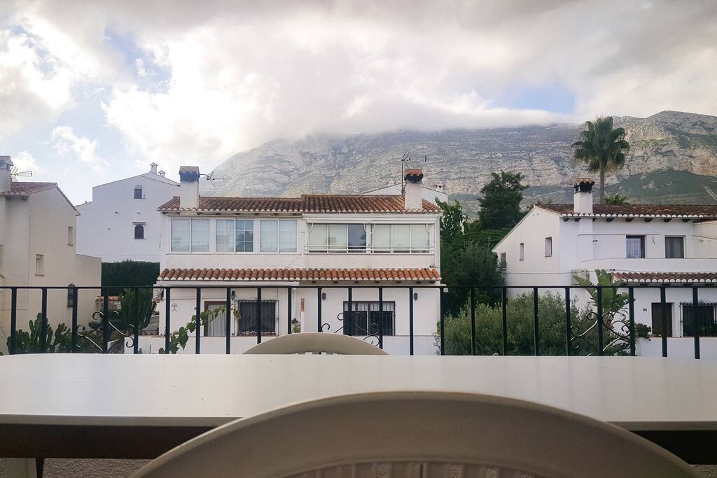View of Montgó Massif from the terrace