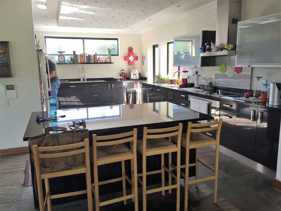 Open plan kitchen