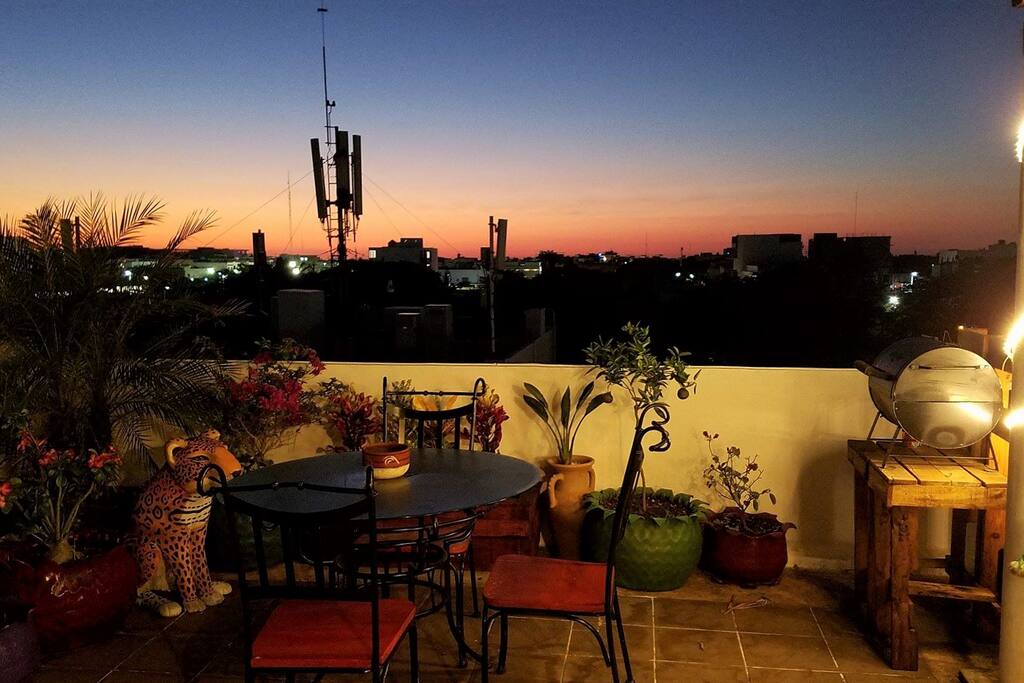 at sunrise