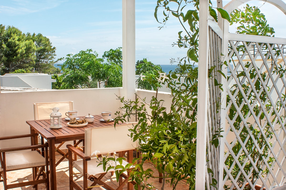 Airbnb performant: Il Corbezzolo - Comfortable one-bedroom apartment by the sea à Santa Cesarea Terme