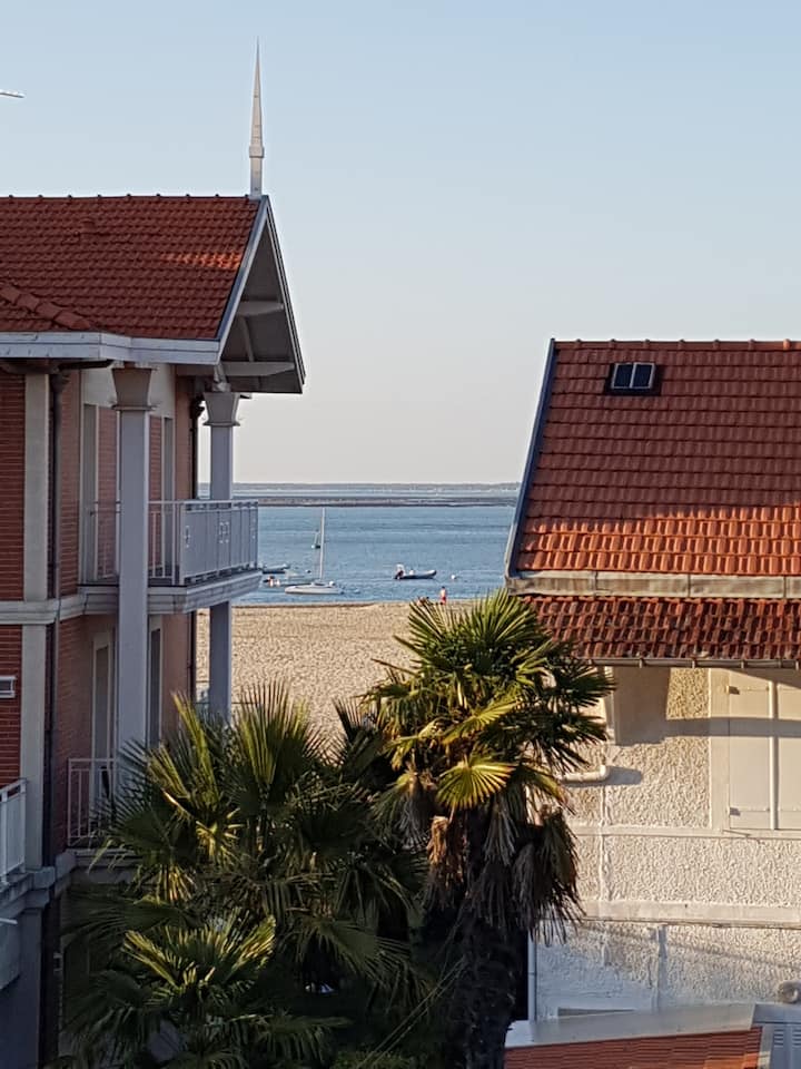 Joli T2 Plage à 50 M, Terrasse & Parking Privé - Arcachon