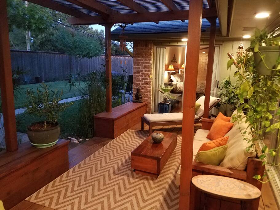 Beautiful patio for entertaining
