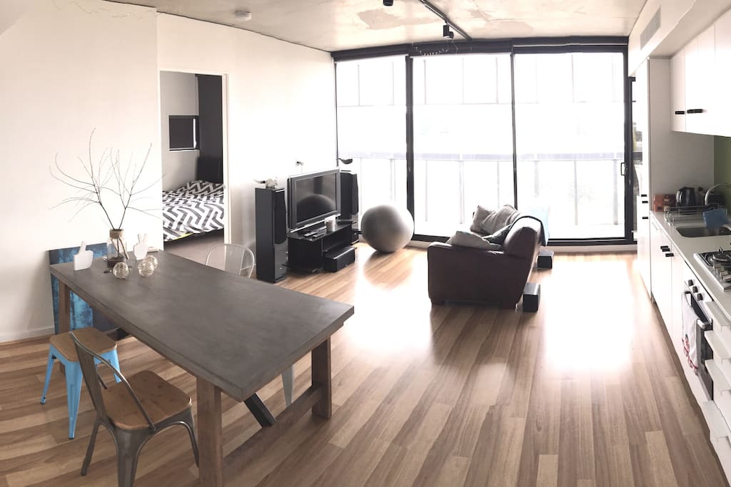 light and airy main room.