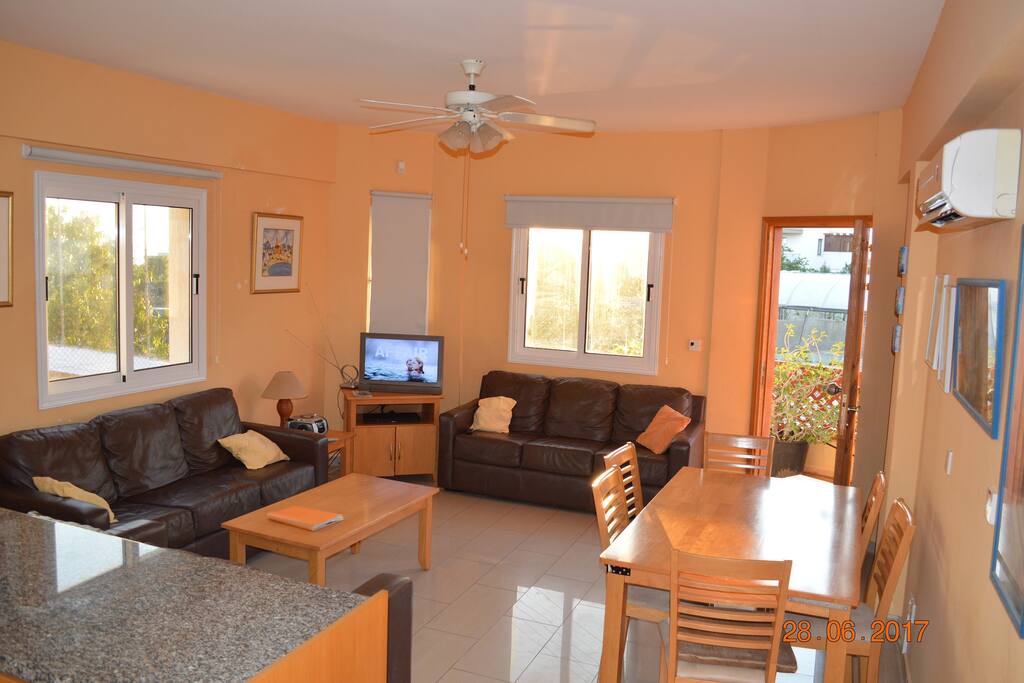 open plan living area