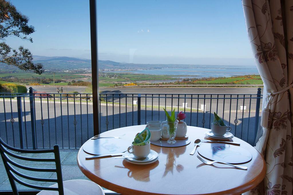 Breakfast with a view