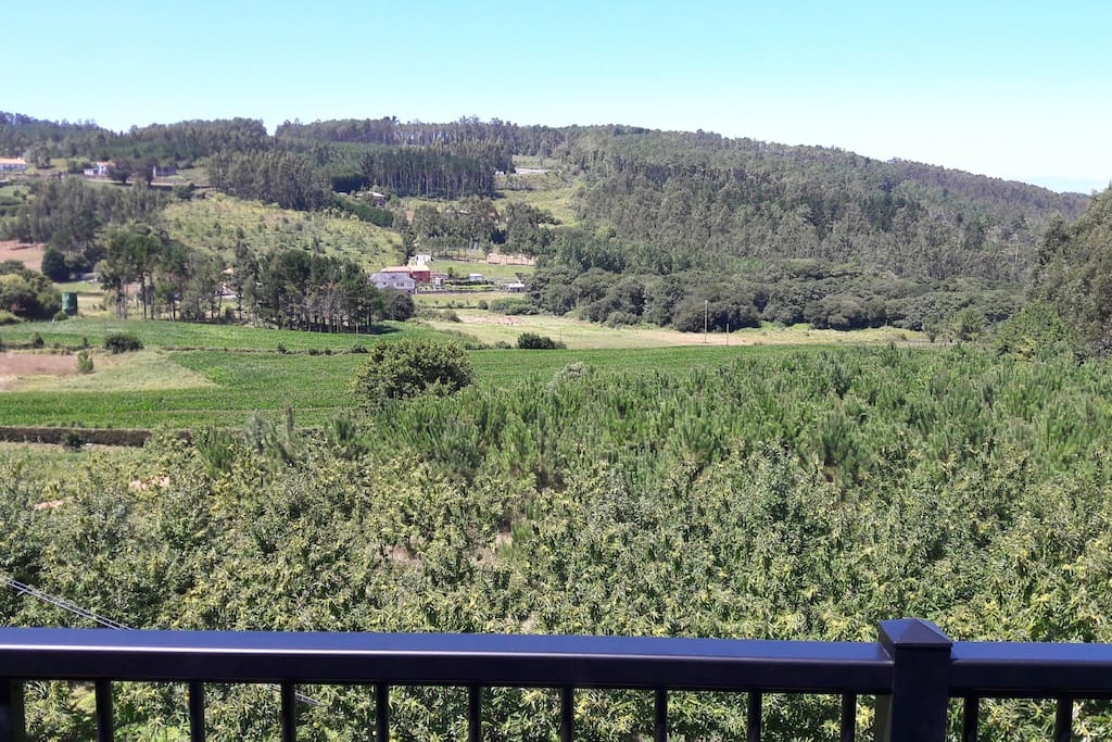 Vistas al valle desde el balcón