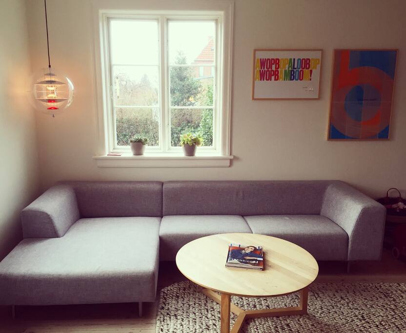 Living room with TV