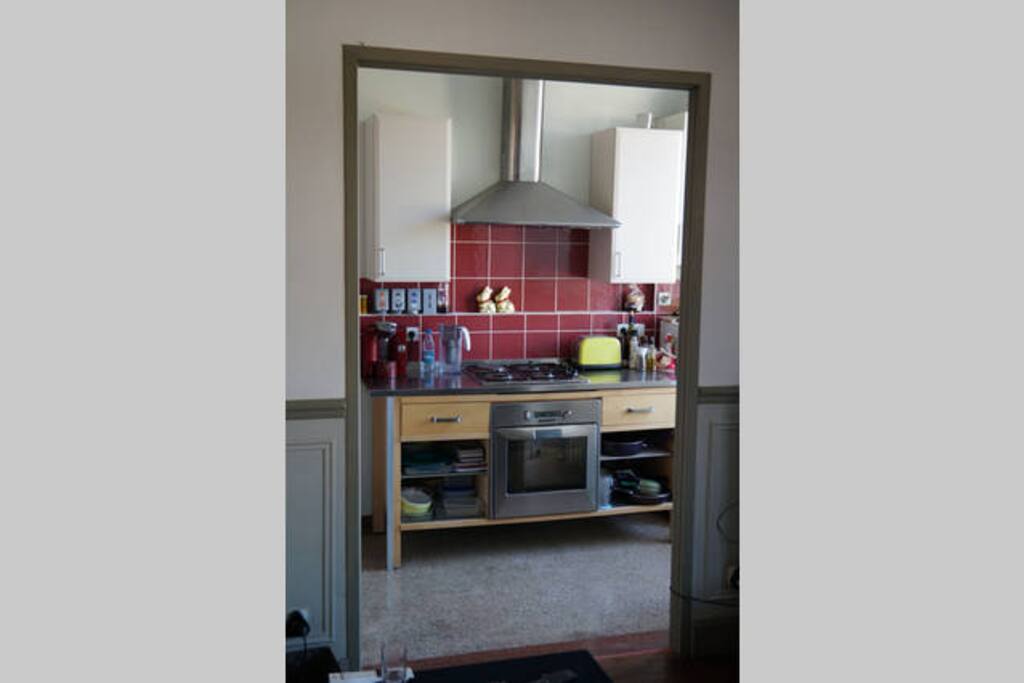 Tres pratique avec la salle à manger à coté