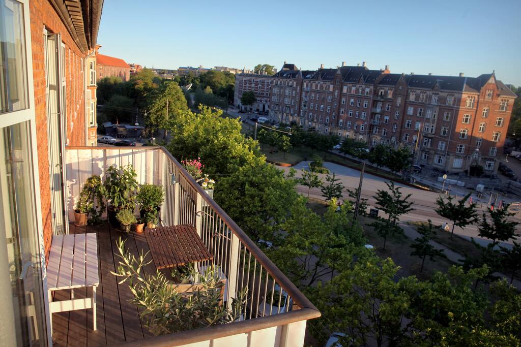 Balcony, facing south west