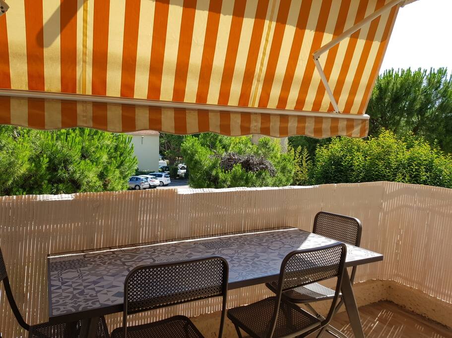 Balcon côté salon