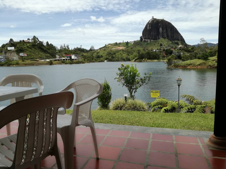 paisaje desde la cabaña
