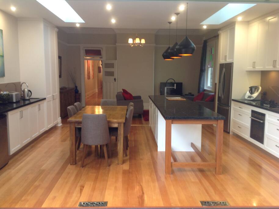 Brand new kitchen with all the mod cons.