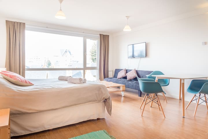 ESTUDIO A 20M DEL CENTRO CIVICO- VISTA AL LAGO