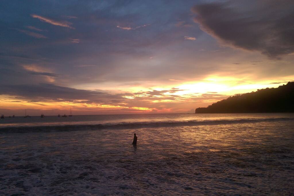 Enjoy sunset walks on the beach!
