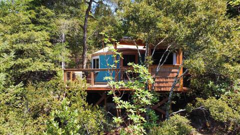 Cliffside Yurt by the River