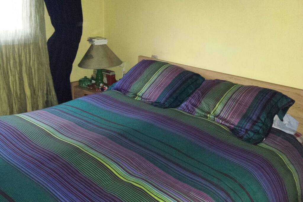 Chambre avec grand lit double, climatisée