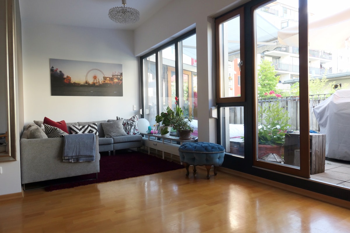 Popular Airbnb listing: Bright, quiet apartment in the center of Munich in Untere Au