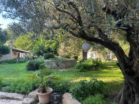 Natural cottage 10 sleeps, private pool and sauna
