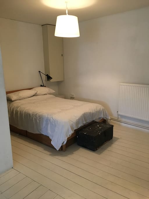 comfy bed and spacious room