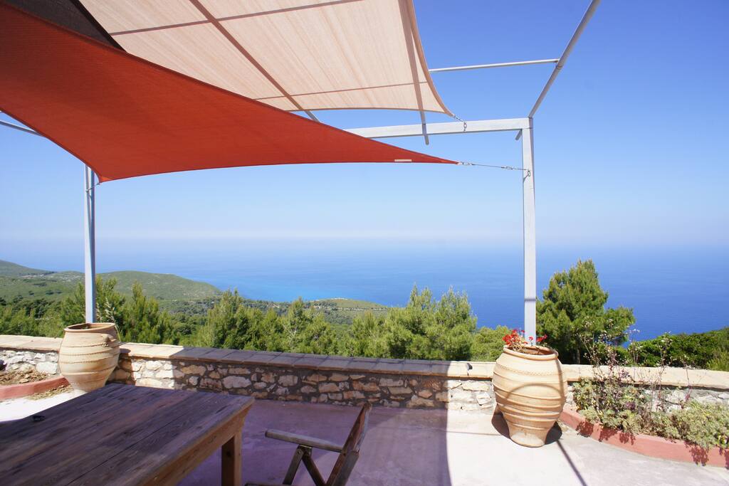 Beautiful sea view from the front terrace