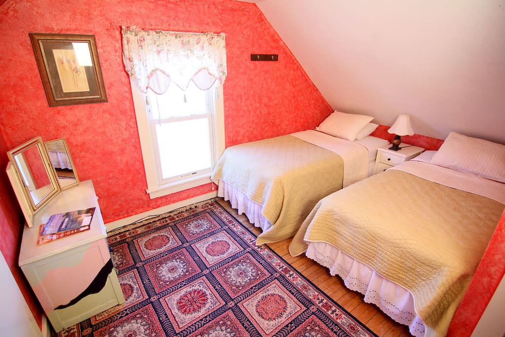 Twin bedroom.