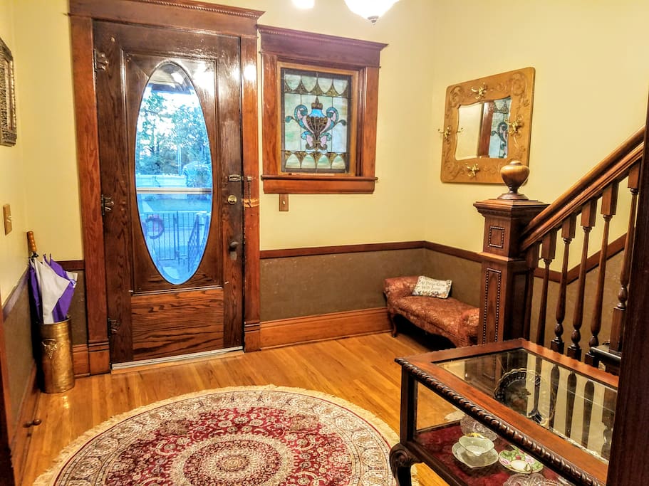 We live in a majestic Victorian home.