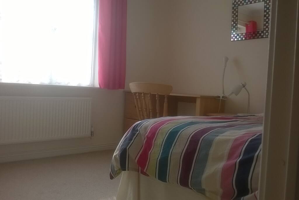 View of bedroom towards the window