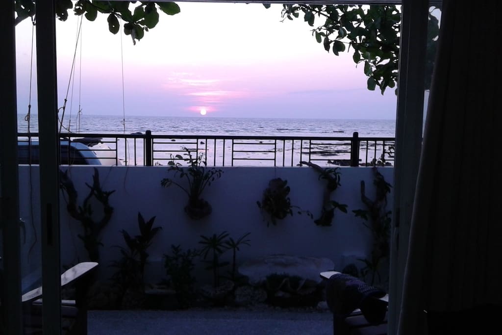 Sunset view, looking West at South China Sea