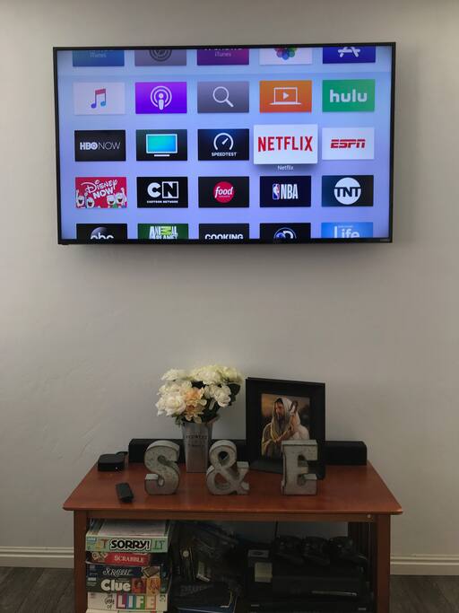 Boardgames and Apple TV!