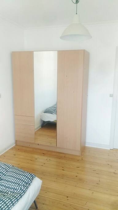 The wardrobe.