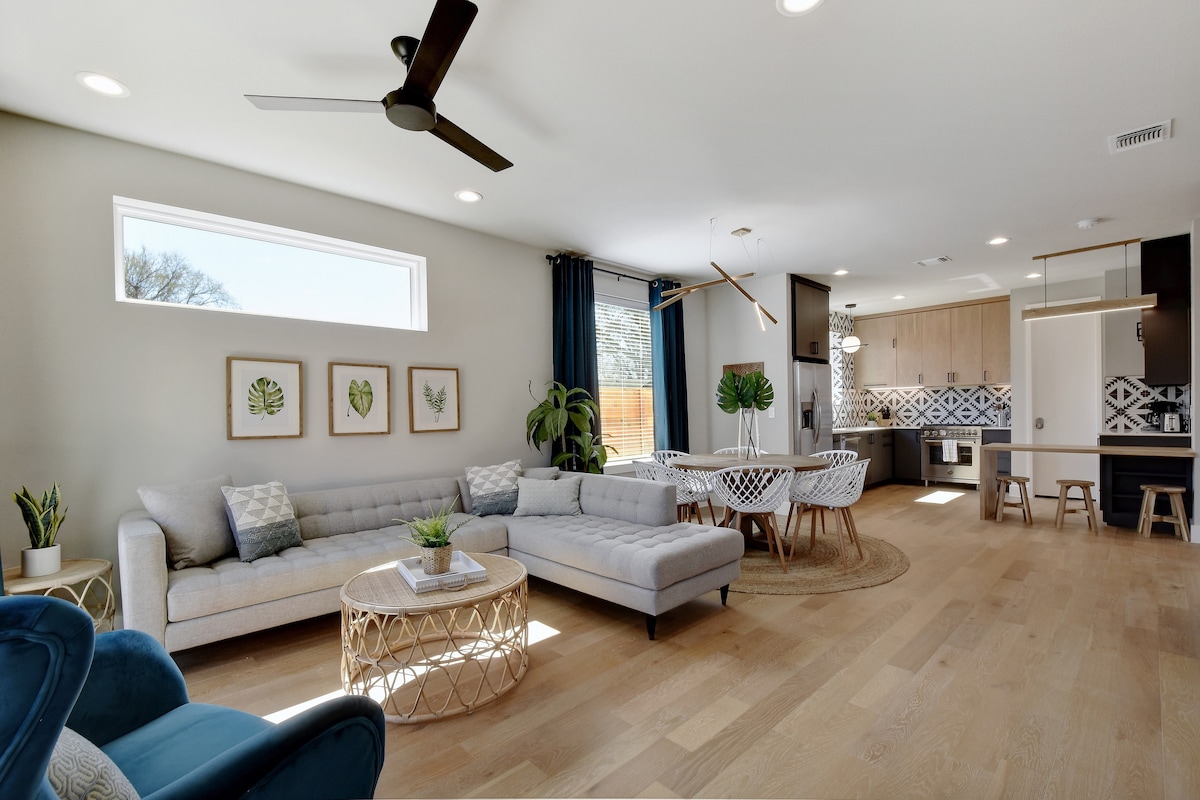 Bright + Stylish Oasis | East ATX, Near Downtown
