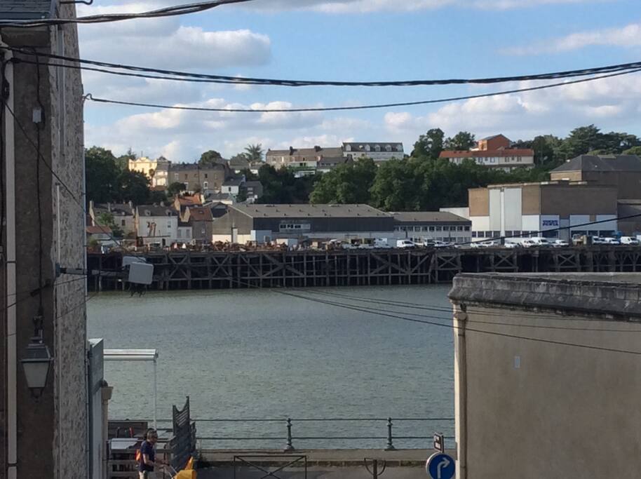 La vue de la terrasse