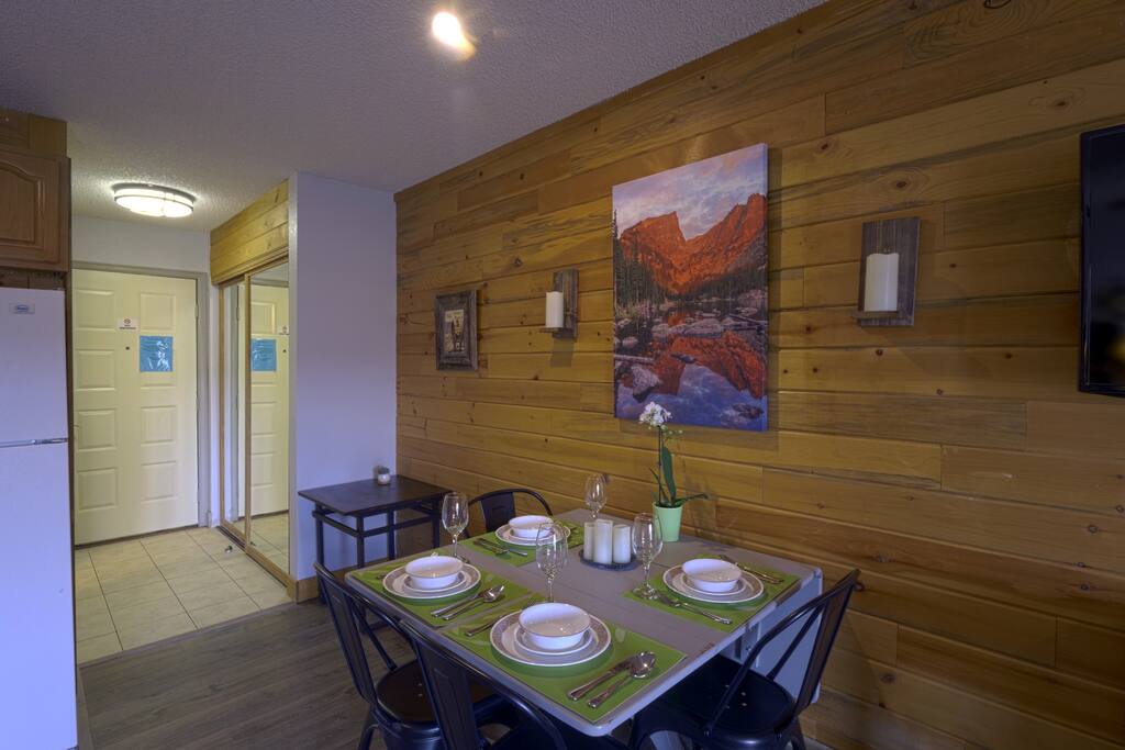 You can have your private meals in a beautiful setting.