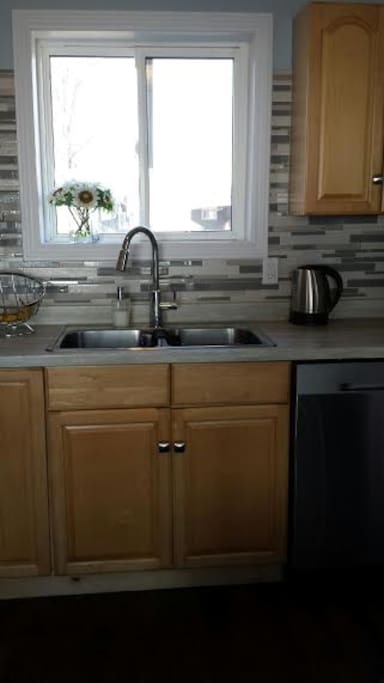 bright and updated kitchen with dishwasher...