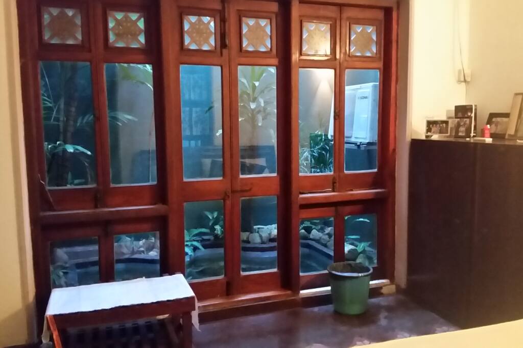 View of the large A/C room on the ground floor