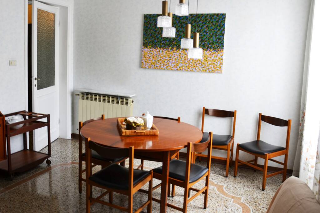 La zona living - soggiorno/pranzo