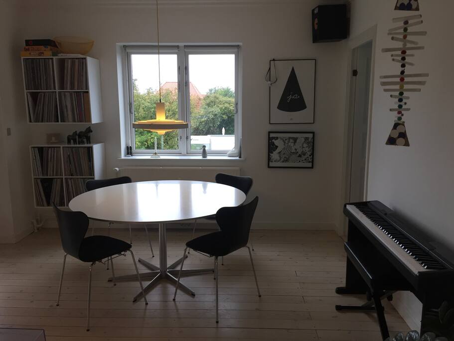 The dining room
