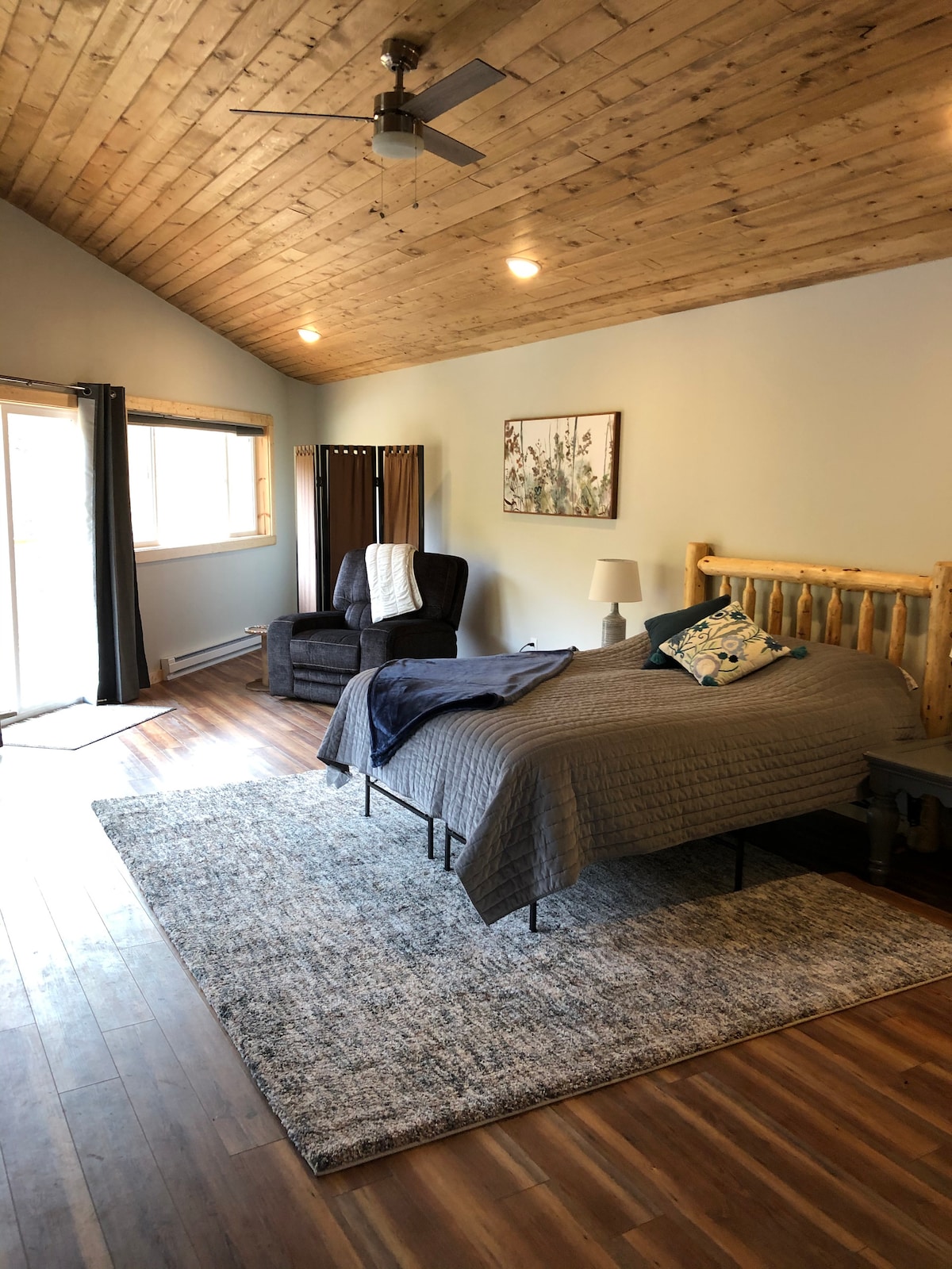 Bekväm och mysig öppen planlösning